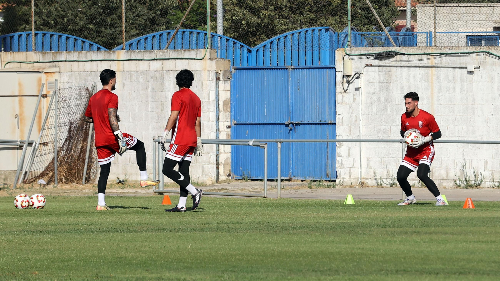 Primer entrenamiento del Xerez CD en el Pedro Garrido de Jerez