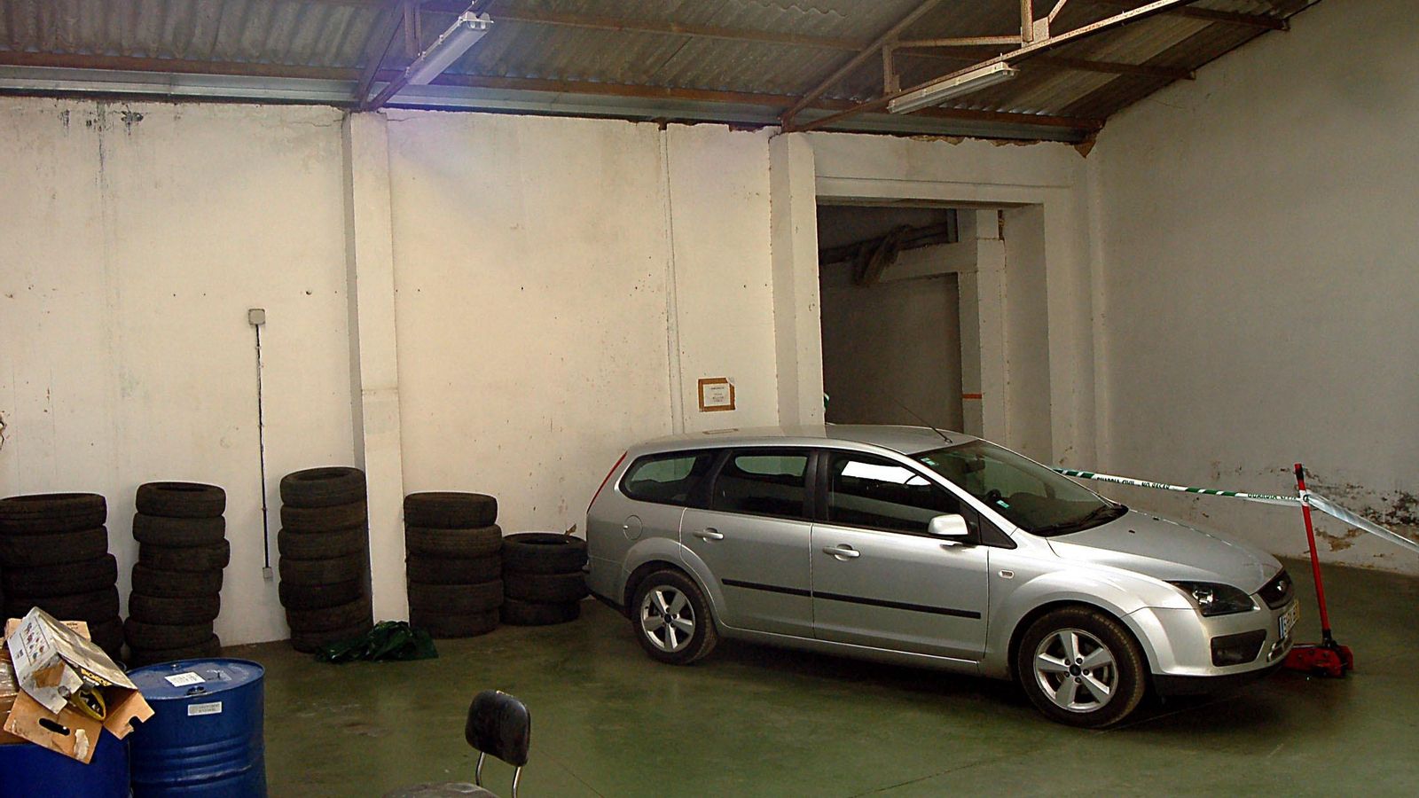El coche abandonado con explosivos El coche abandonado con explosivos
