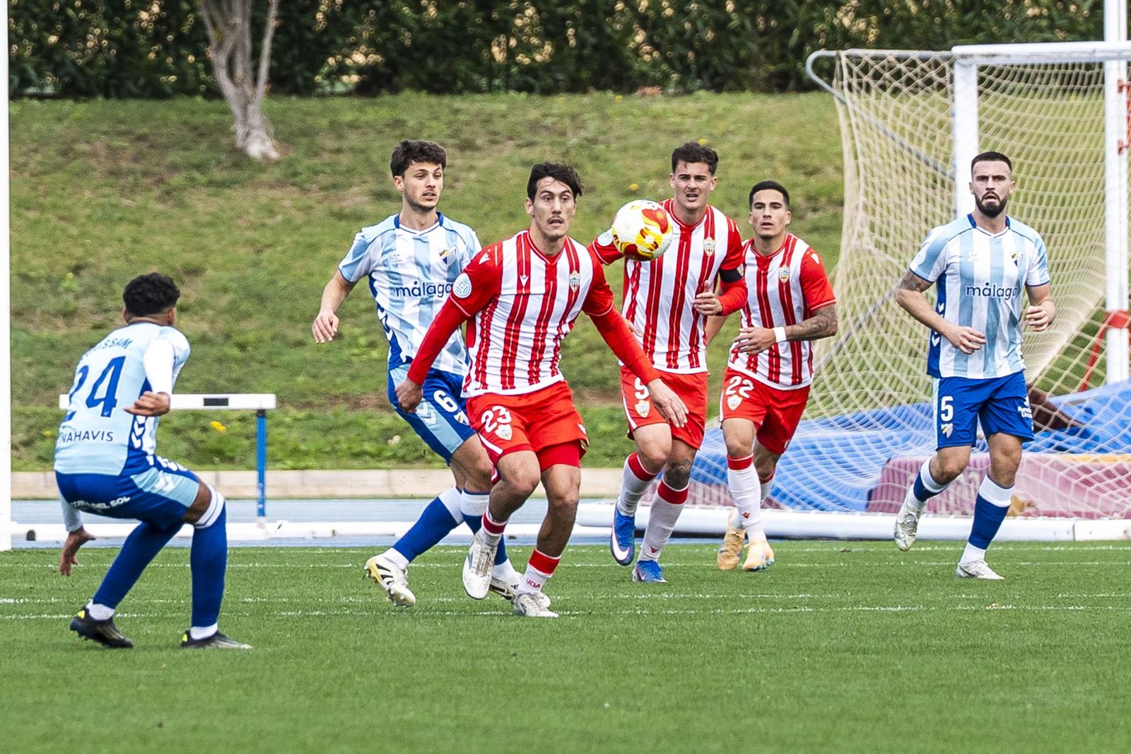 Las imágenes del Almería B y Atlético Malagueño en el Anexo de los Juegos Mediterráneos