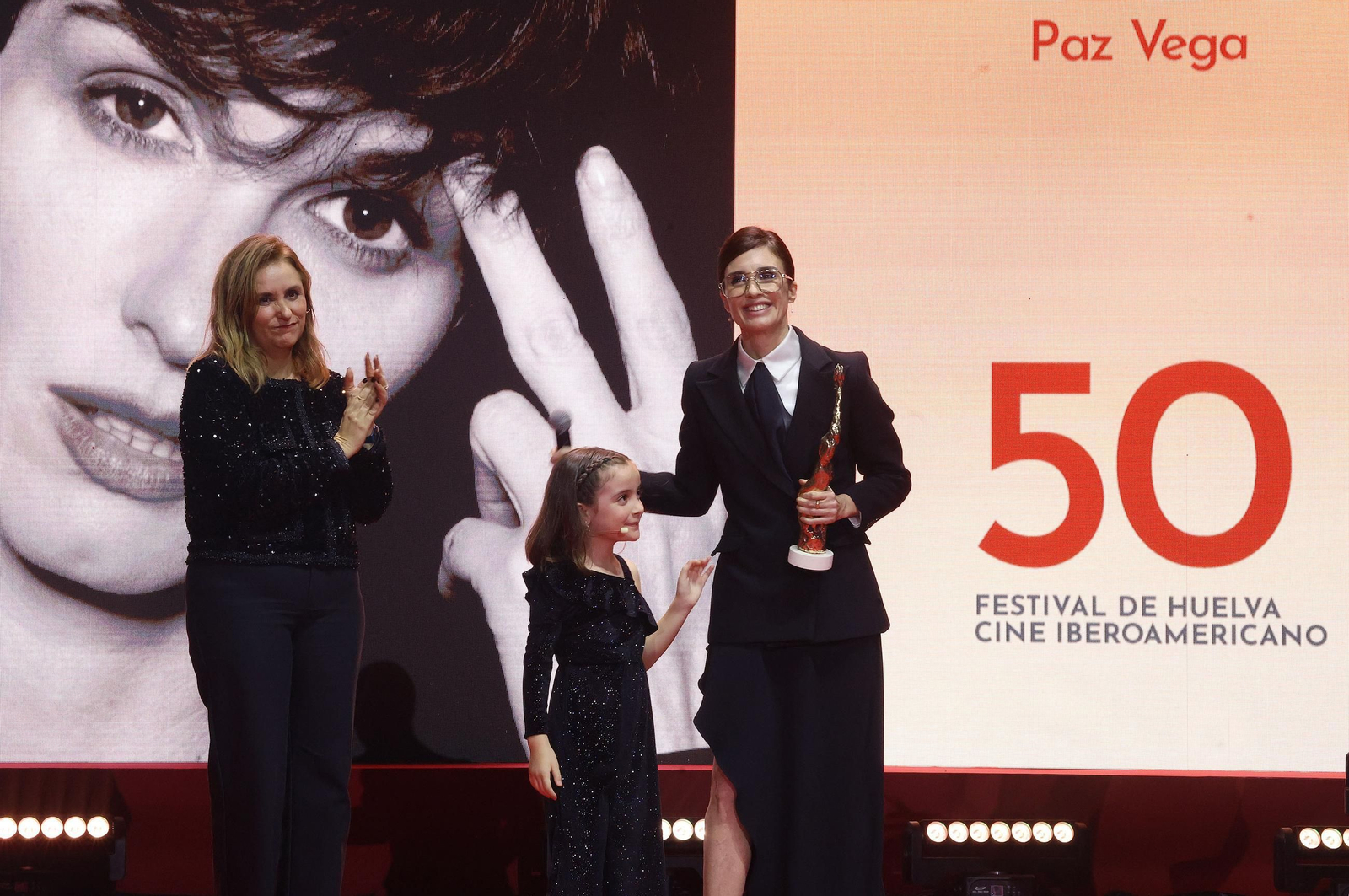 Imágenes de la gala inaugural de la 50 edición del Festival de Huelva Cine Iberoamericano