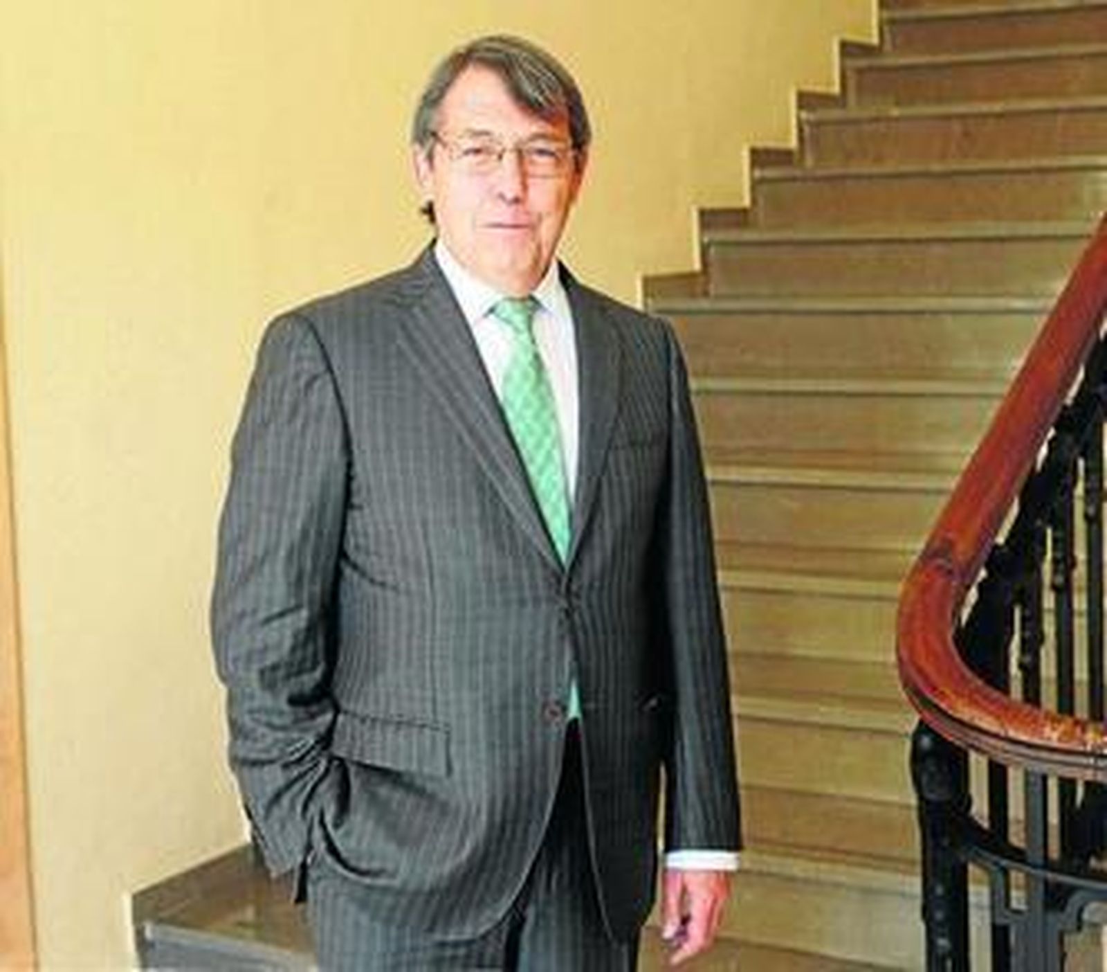 Juan Pastor, ayer, en el Rectorado.