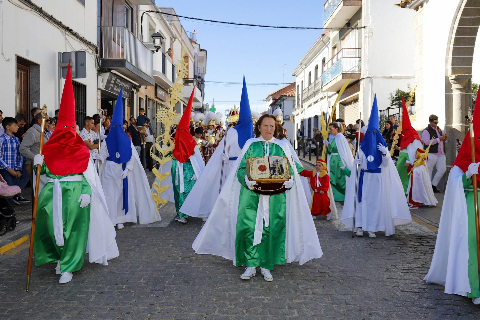 La procesión de la Borriquita en Villanueva de Córdoba, en imágenes
