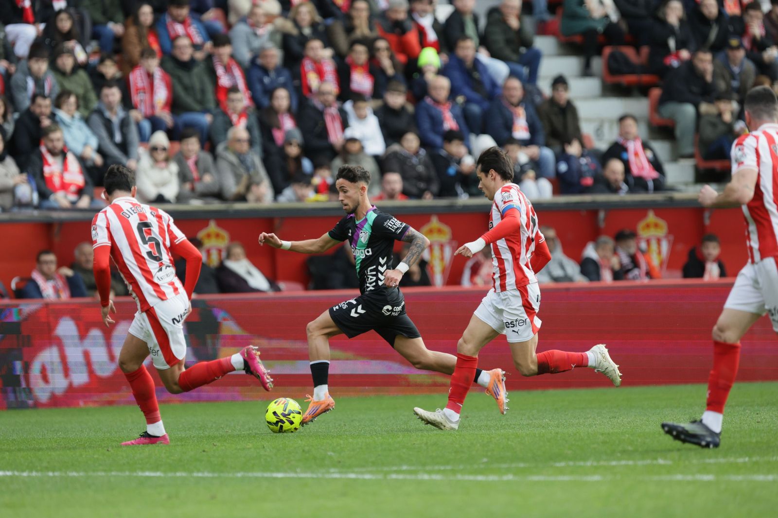 El Sporting-Málaga CF, en fotos