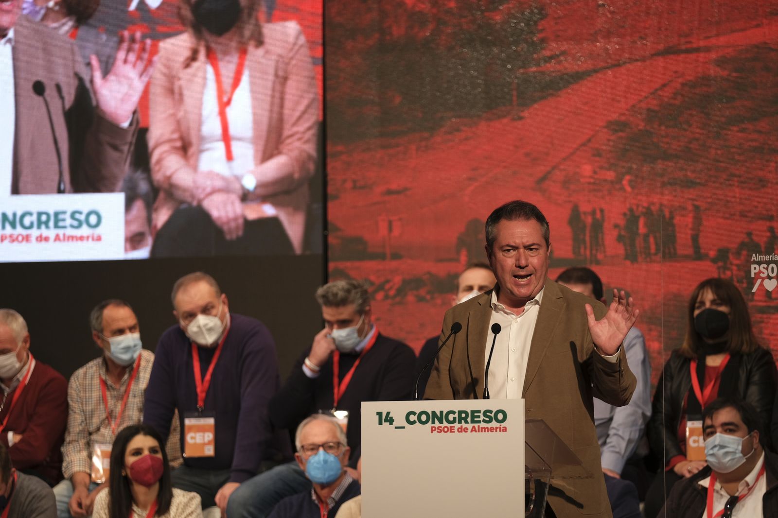 Imágenes del 14 Congreso Provincial PSOE de Almería. El Parador (Almería)
