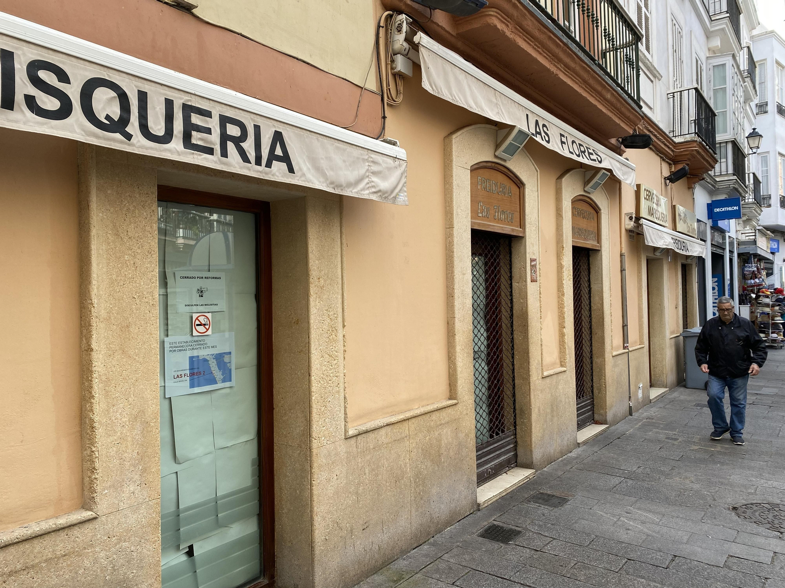 Imagen de Las Flores este jueves.