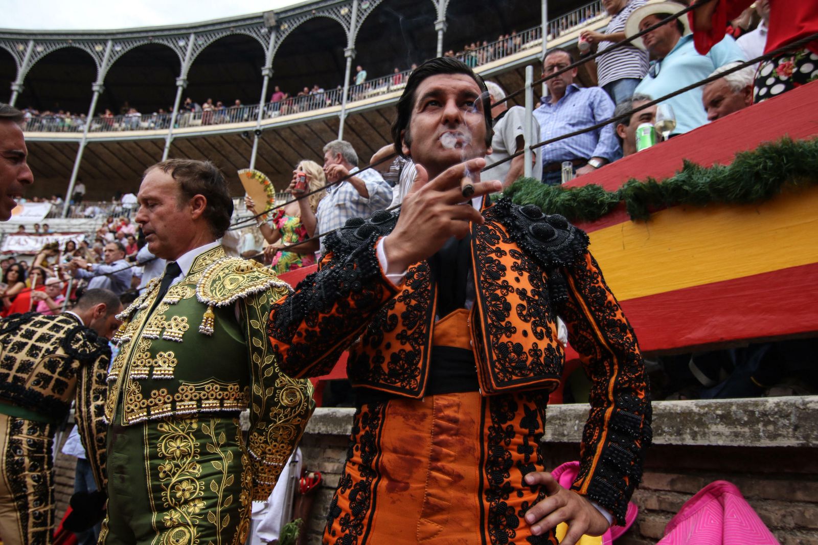 Morante de la Puebla, en el callejón.
