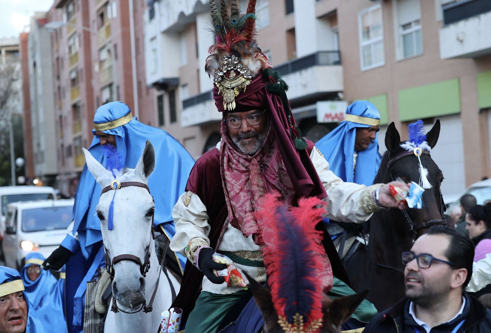 Las fotos del Heraldo de los Reyes Magos en Nervión