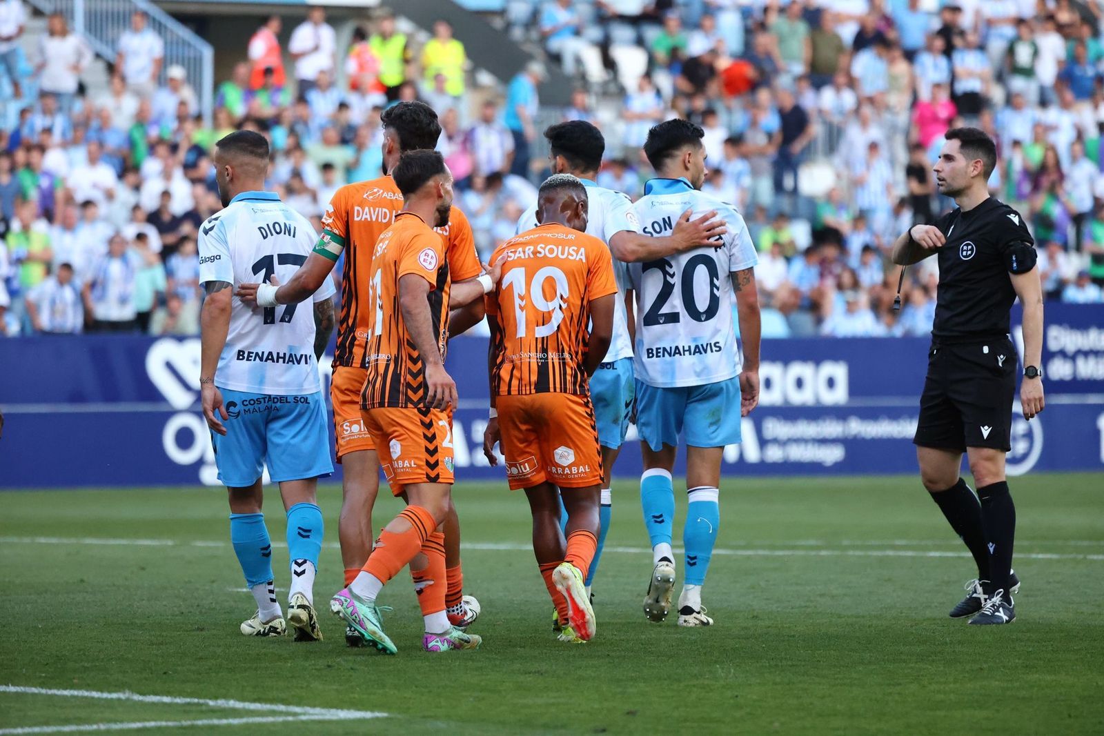 El Málaga CF - Antequera, en fotos