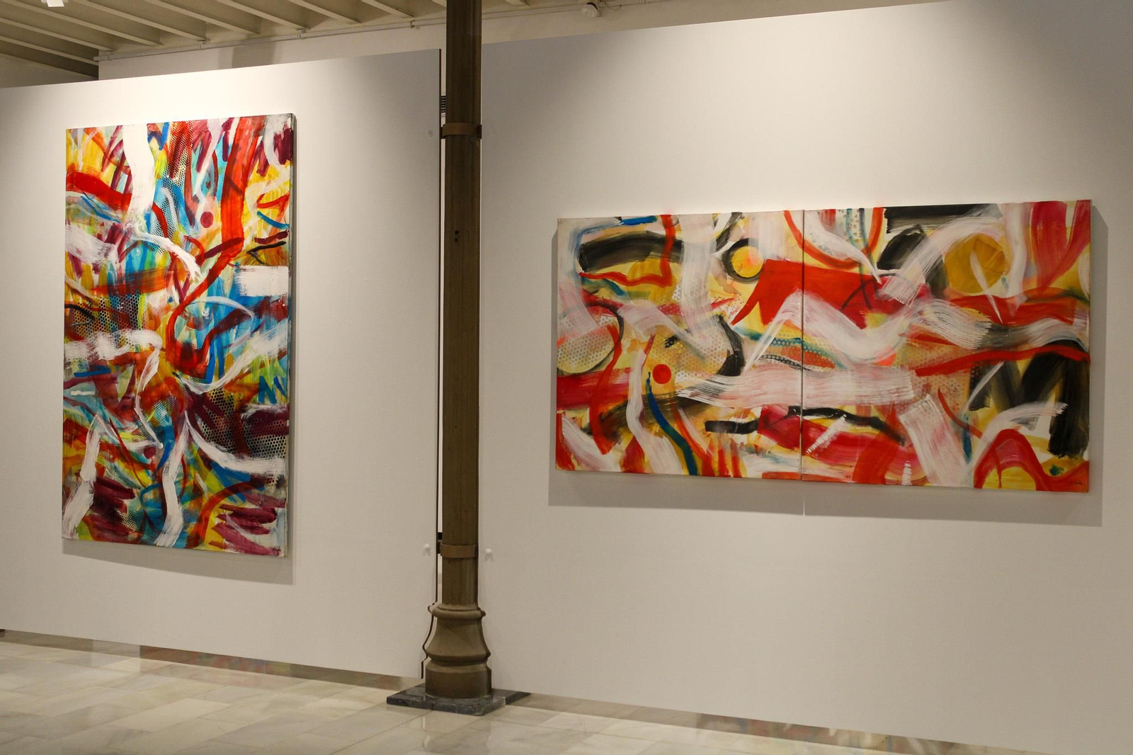 Las imágenes de la exposición 'Luz, forma y movimiento' del Teatro Cómico de Córdoba