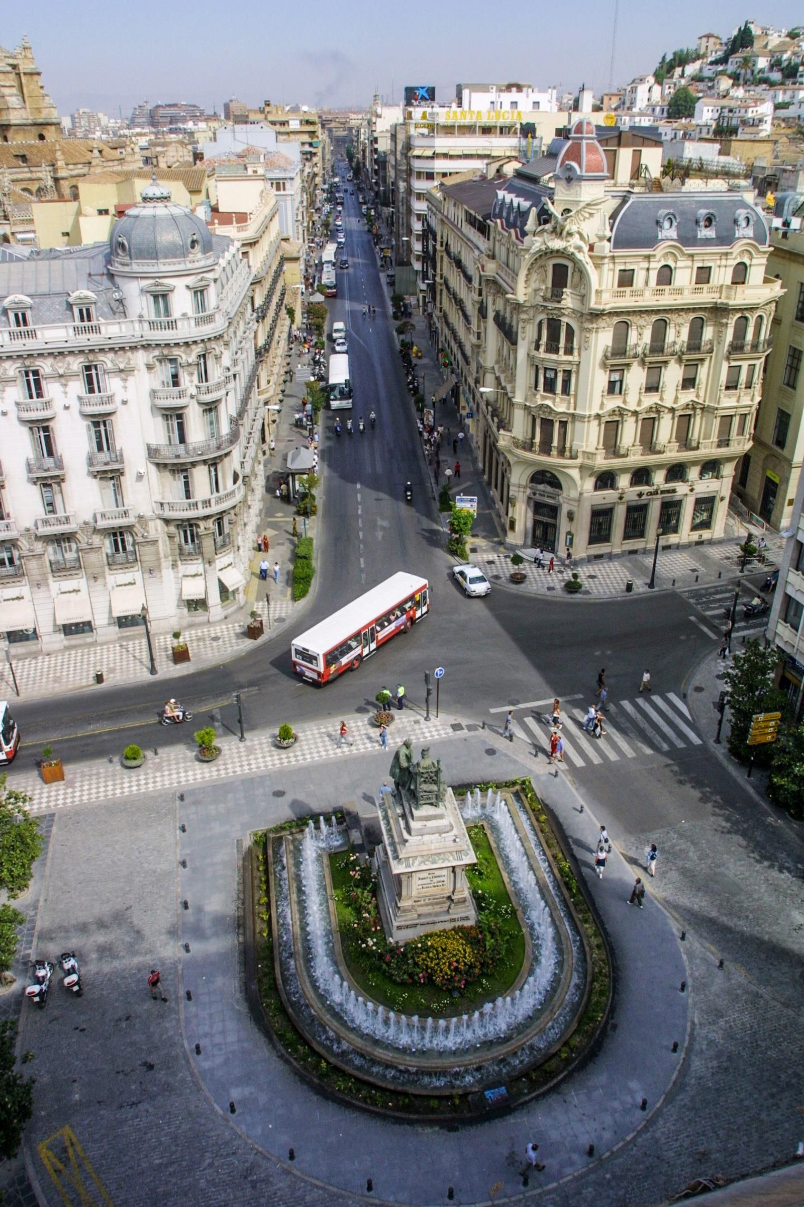 Espectacular vista de la Gran Vía