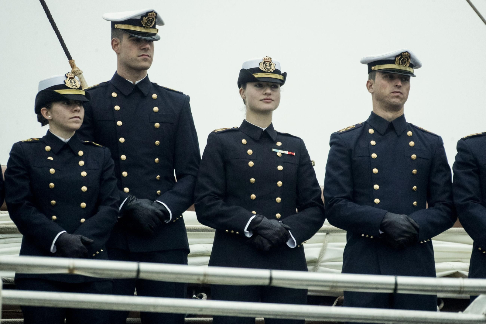 Las imágenes de la llegada del 'Elcano y la Princesa Leonor a Valparaíso