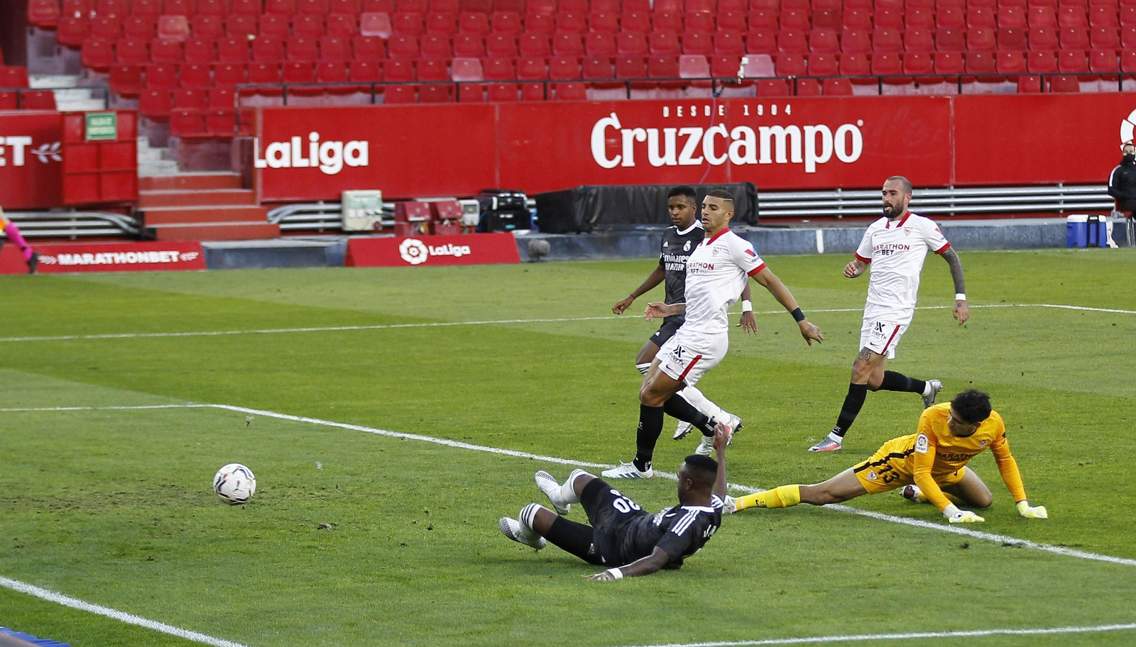 Las imágenes del Sevilla -Real Madrid