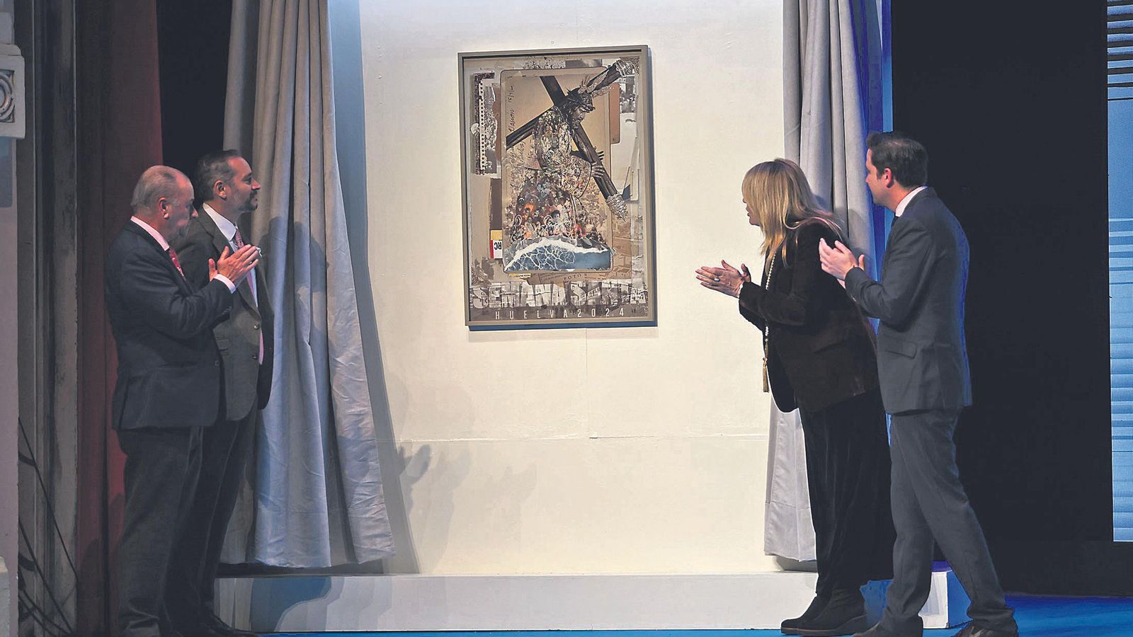 Presentación del cartel de la Semana Santa de Huelva 2024.