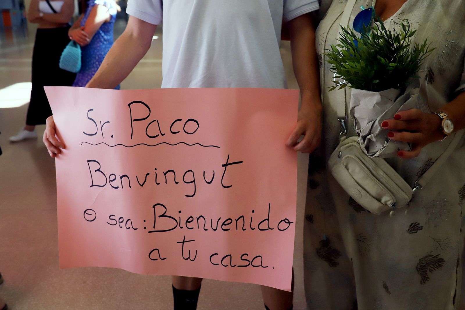 Llegada del primer vuelo de Ryanair desde Barcelona tras la pandemia