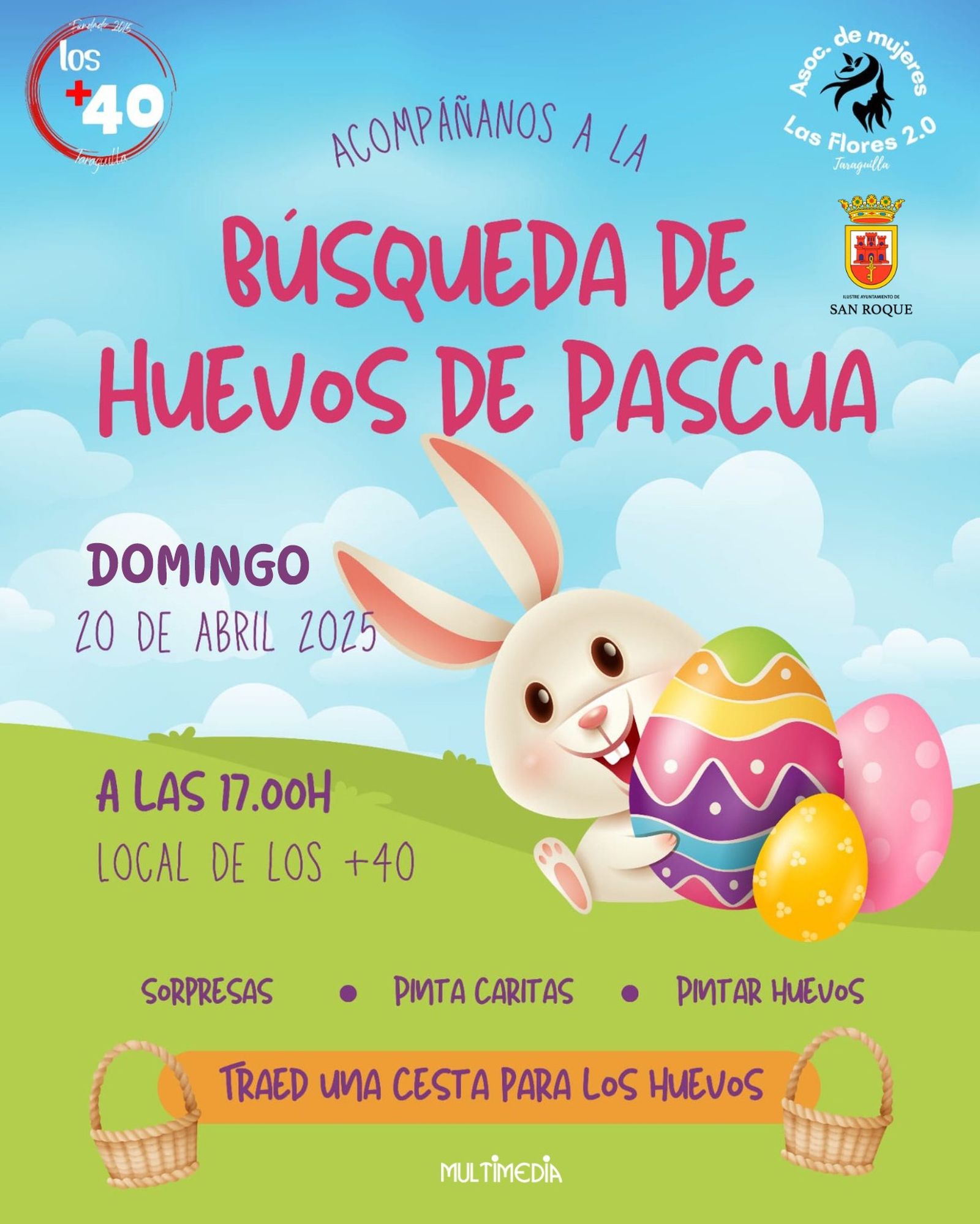 Búsqueda de huevos de Pascua en Taraguilla.