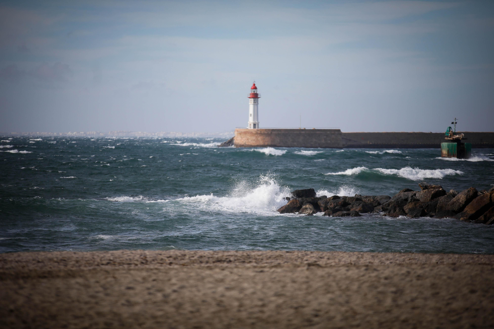 Imágenes del temporal de viento en Almería
