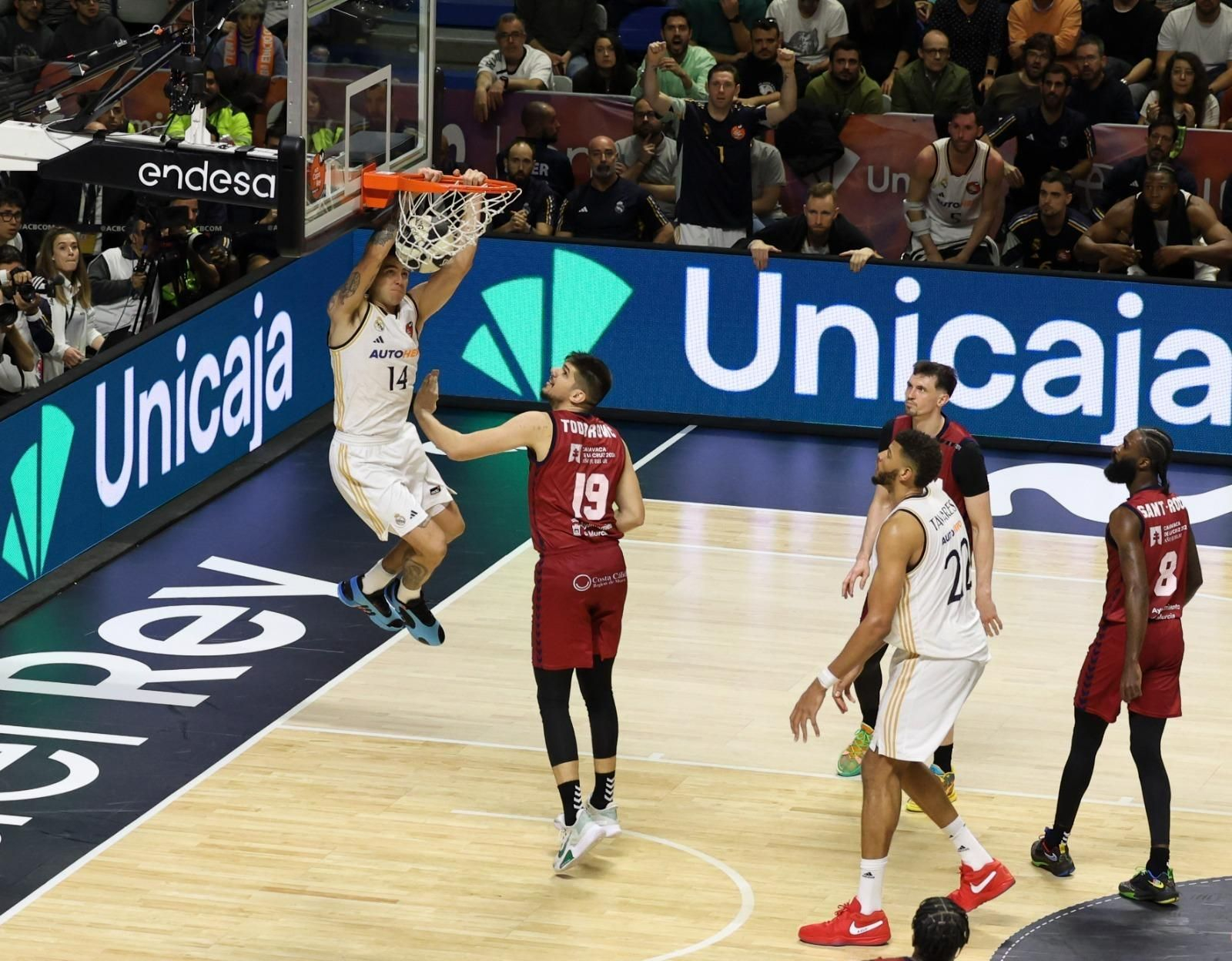 El Real Madrid-UCAM Murcia de Copa del Rey, en fotos