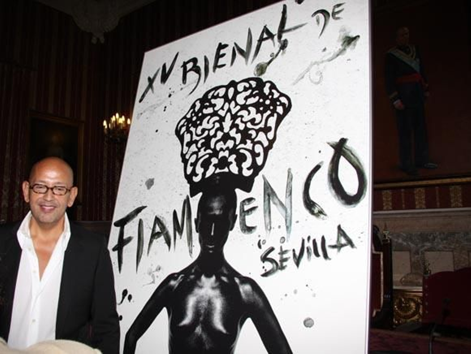 Presentado el cartel de XV Bienal de Flamenco, que representa a una bailaora desnuda