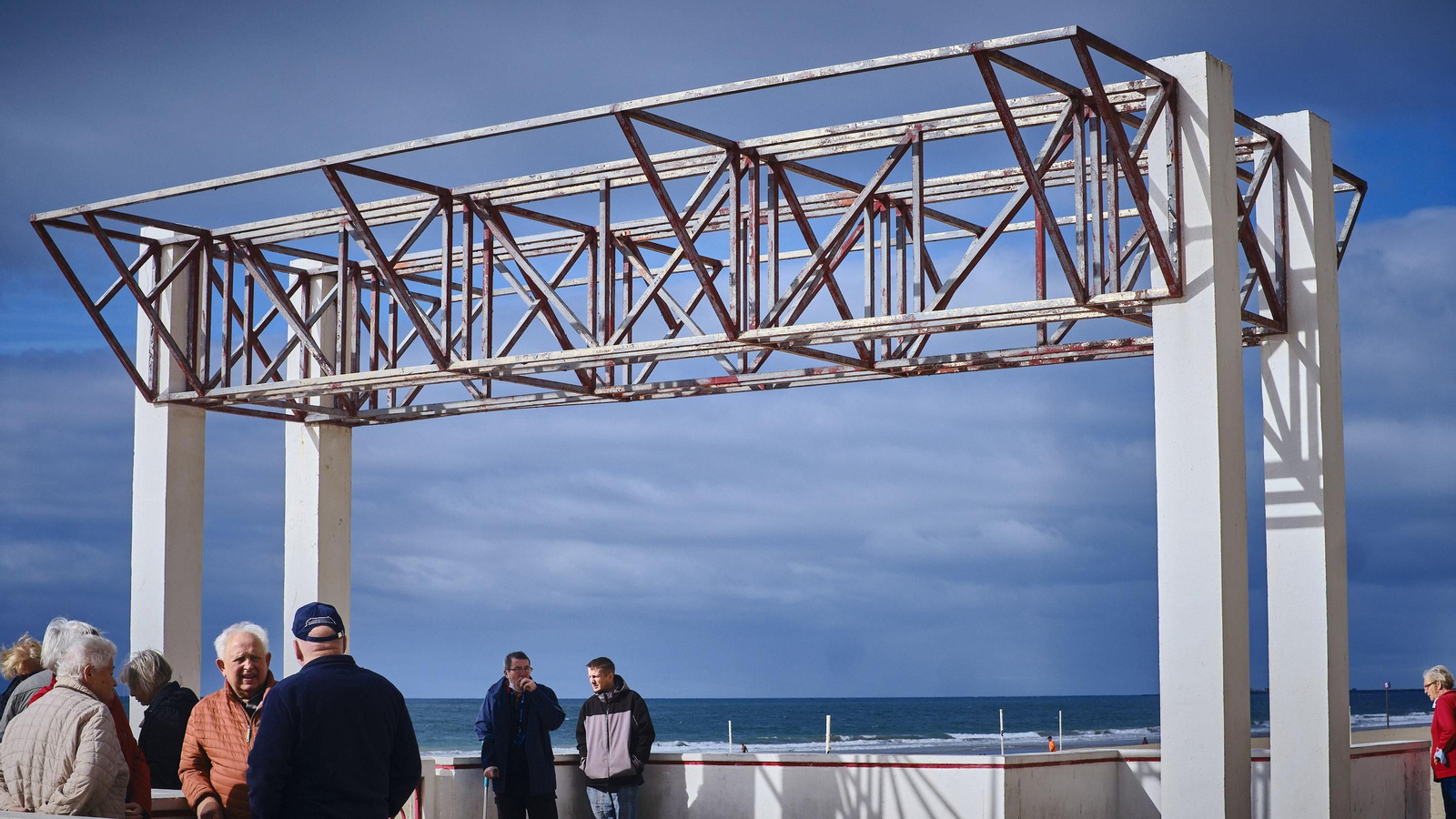 Estado del Paseo Marítimo de Cádiz.