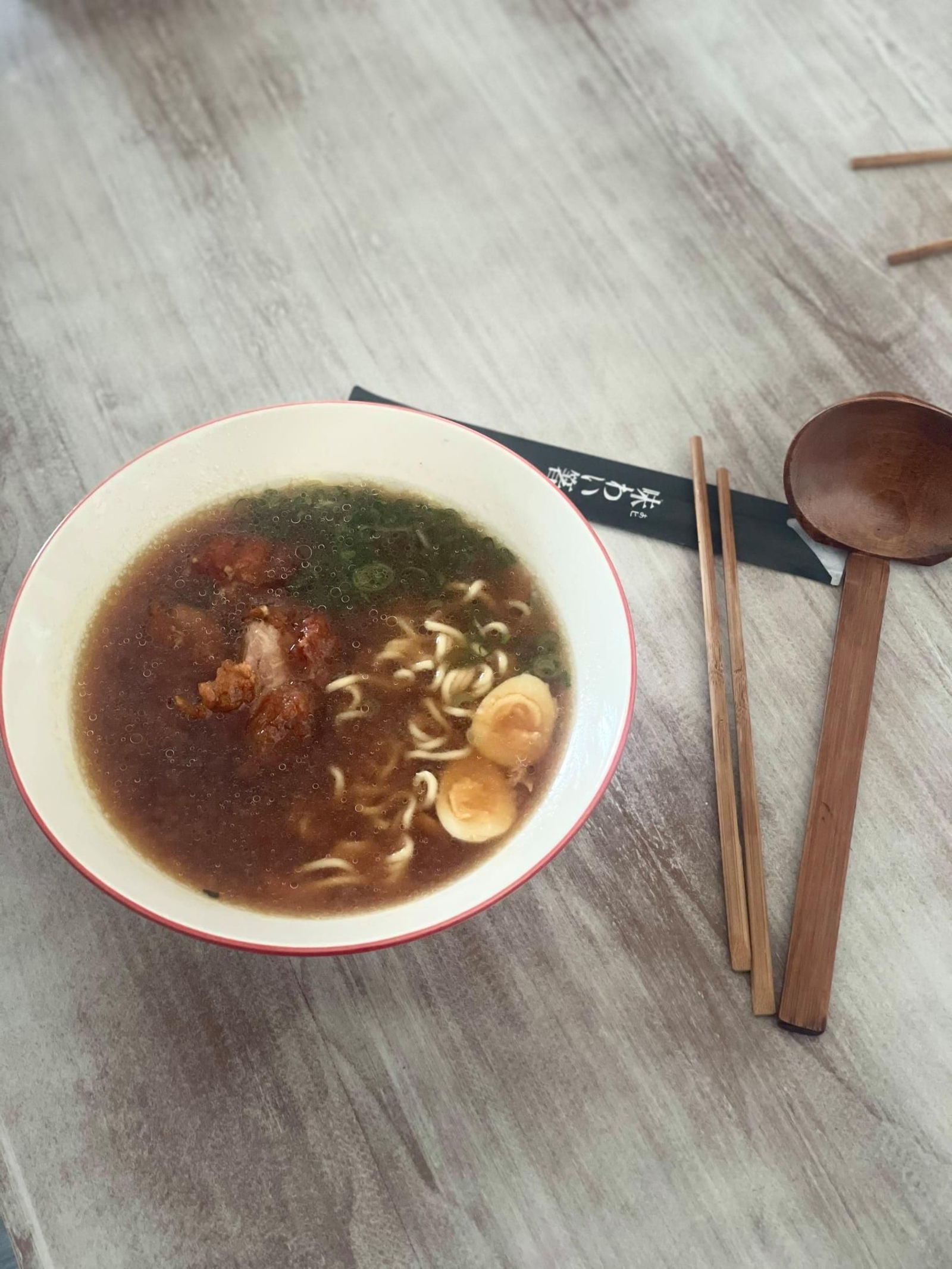 Ramen en el Restaurante japonés Bento de Jaén. Ramen en el Restaurante japonés Bento de Jaén.