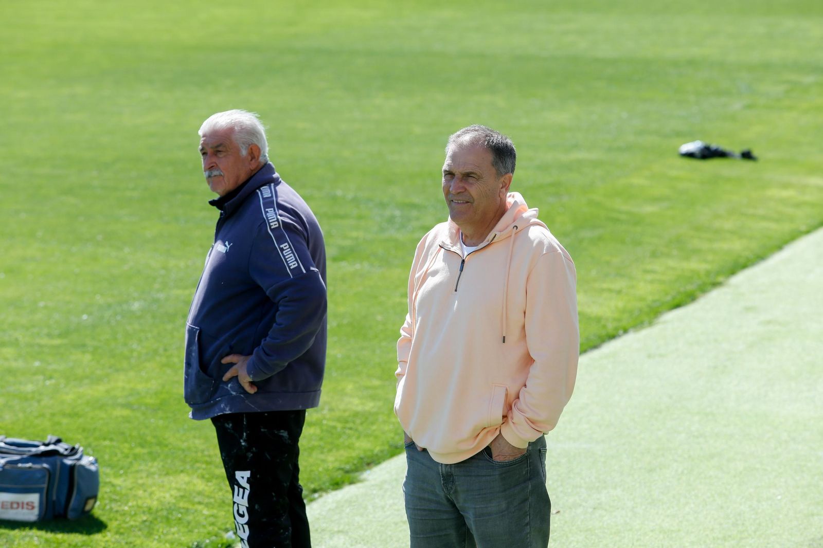 Las fotos del entrenamiento de la Balona previo al partido con el Cádiz Mirandilla, con Andrés Roldán presente