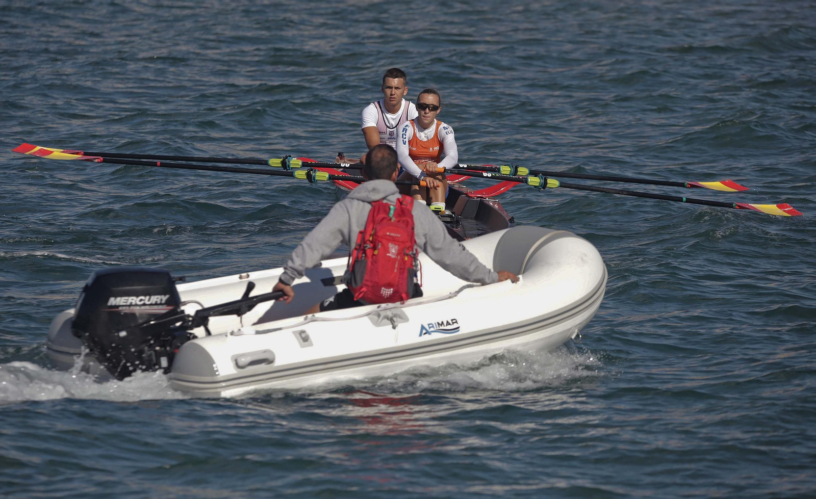 Las fotos de la jornada final de la Copa de la Juventud Europea de remo beach sprint de La Línea