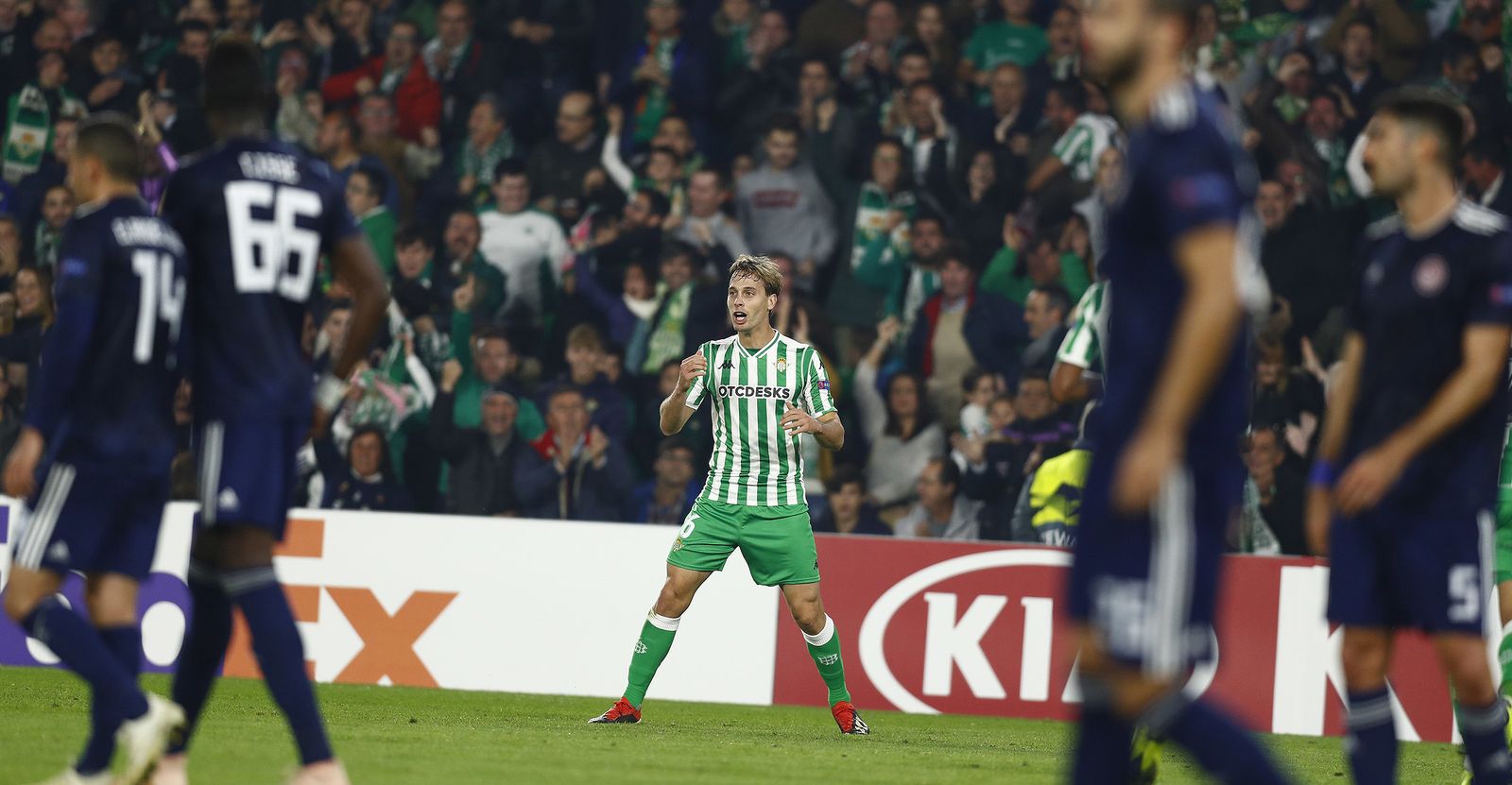 Las imágenes del Betis-Olympiacos