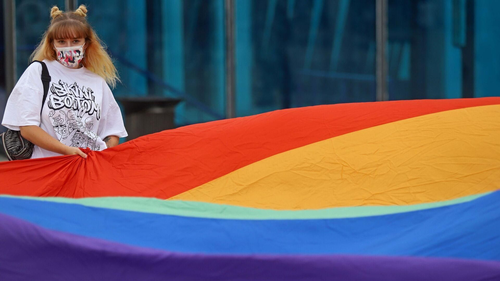 Manifestación del Orgullo en Algeciras en 2021.