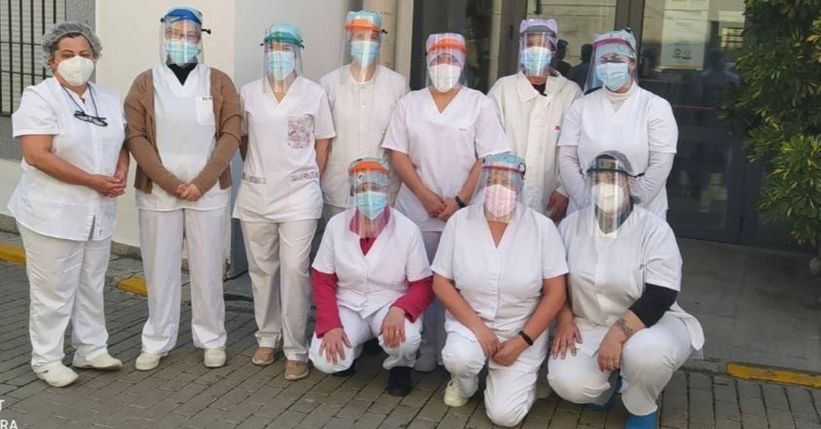 Personal de la residencia de Villaralto.