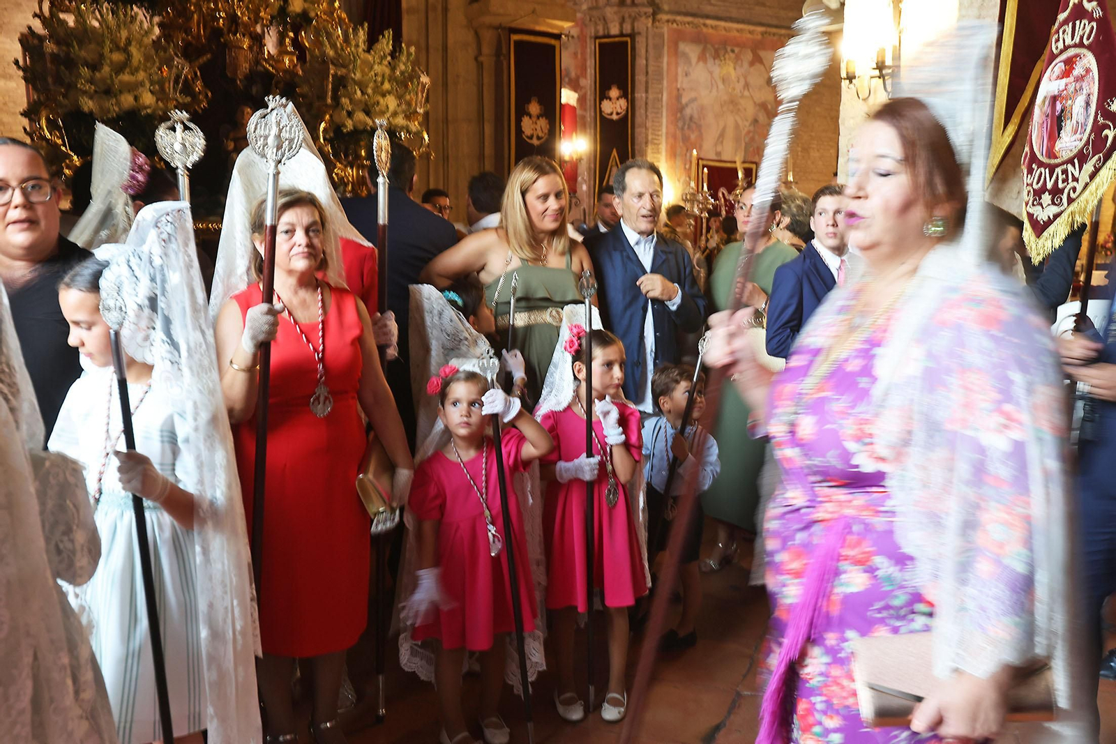 Imágenes de la procesión de Nuestra Señora de los Milagros en Palos de la Frontera Imágenes de la procesión de Nuestra Señora de los Milagros en Palos de la Frontera