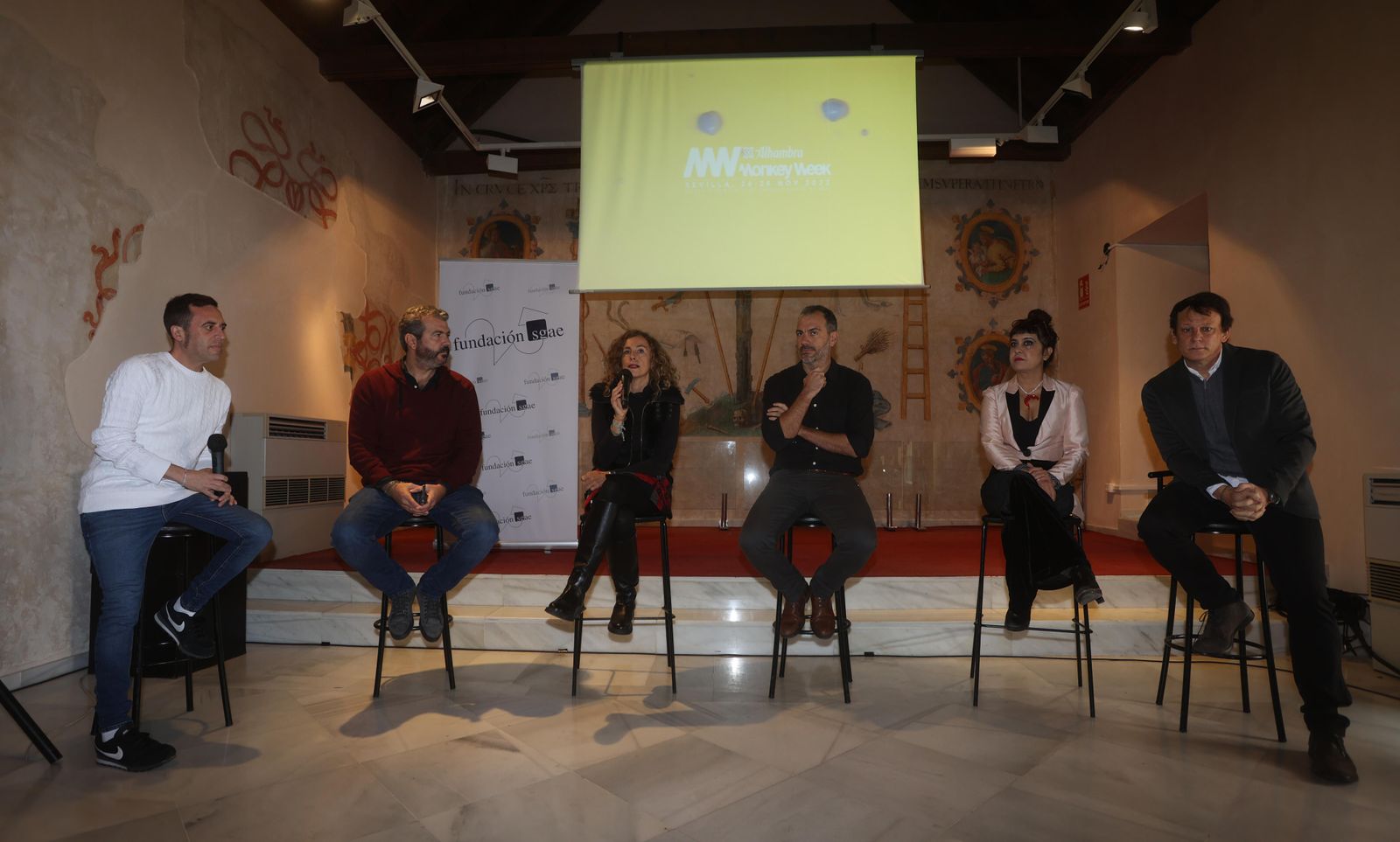 Un momento de la presentación del Monkey Week.