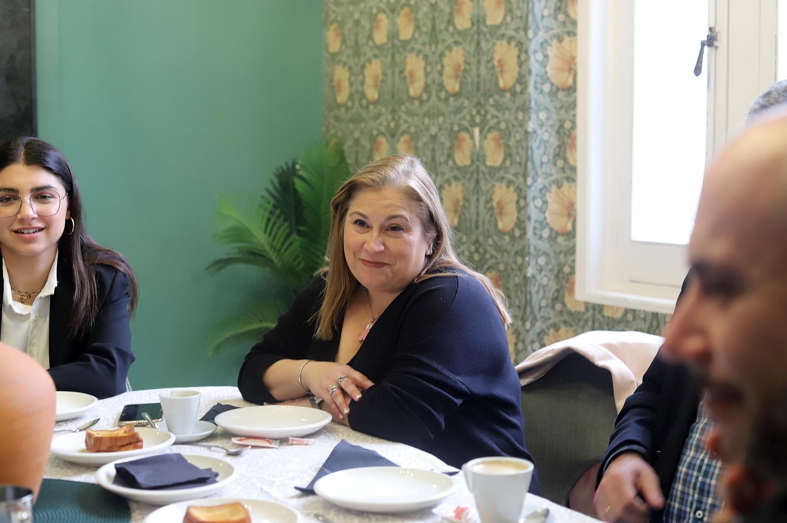 Imágenes de la tertulia cofrade "El Aguaó" de Huelva Información