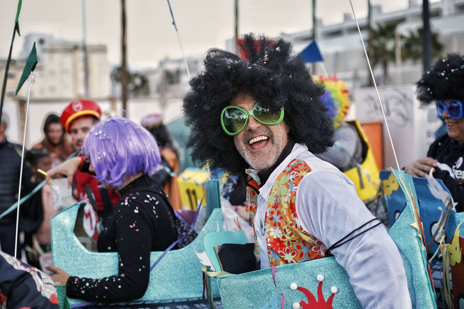 La cabalgata del humo del Carnaval de Cádiz 2023, en imágenes