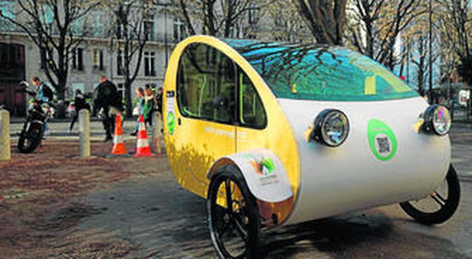 Vista del vehículo 'Mö' creado por una firma malagueña y que será fabricado en Cataluña.