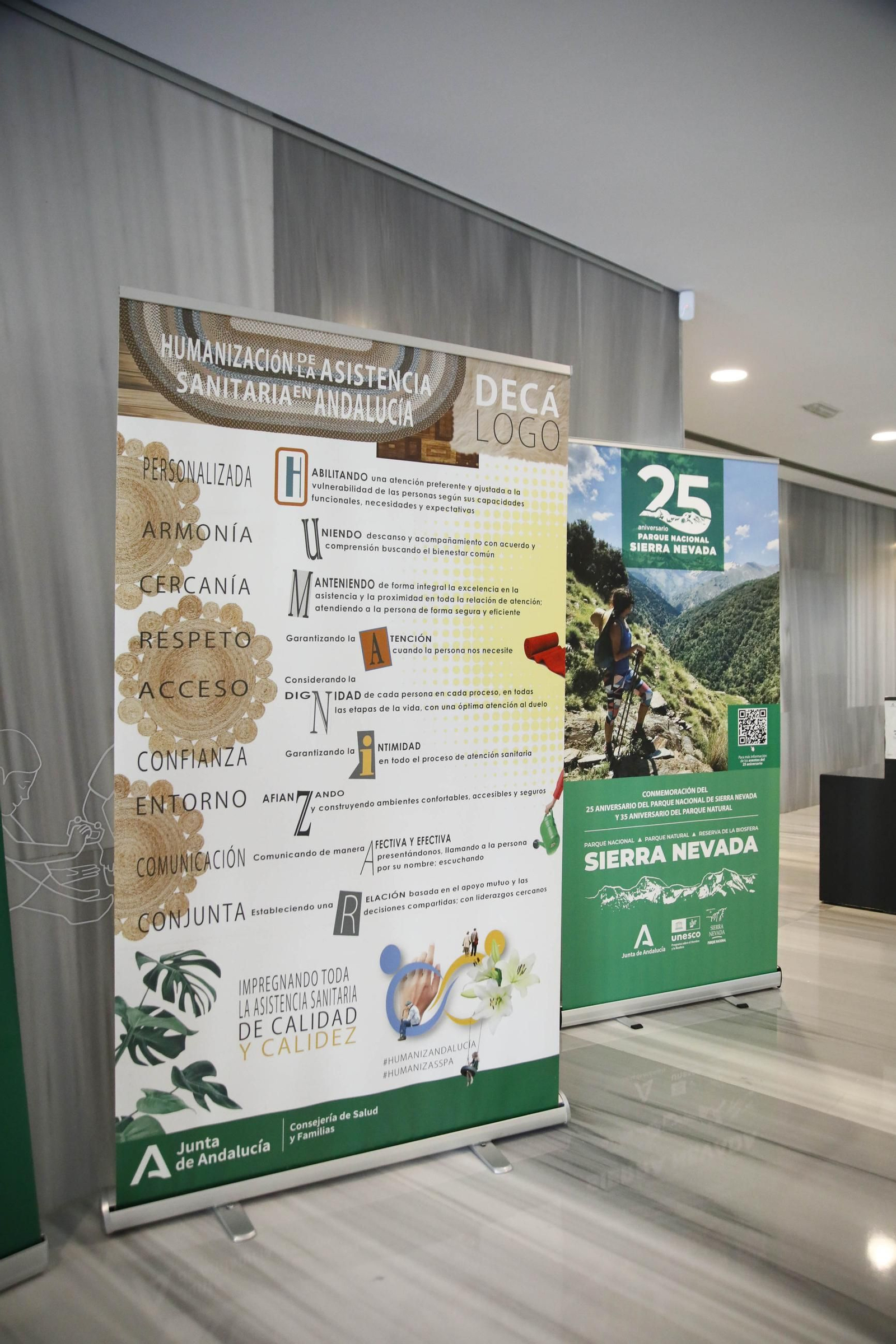 La imágenes de las II Jornadas Almerienses de Humanización en Salud