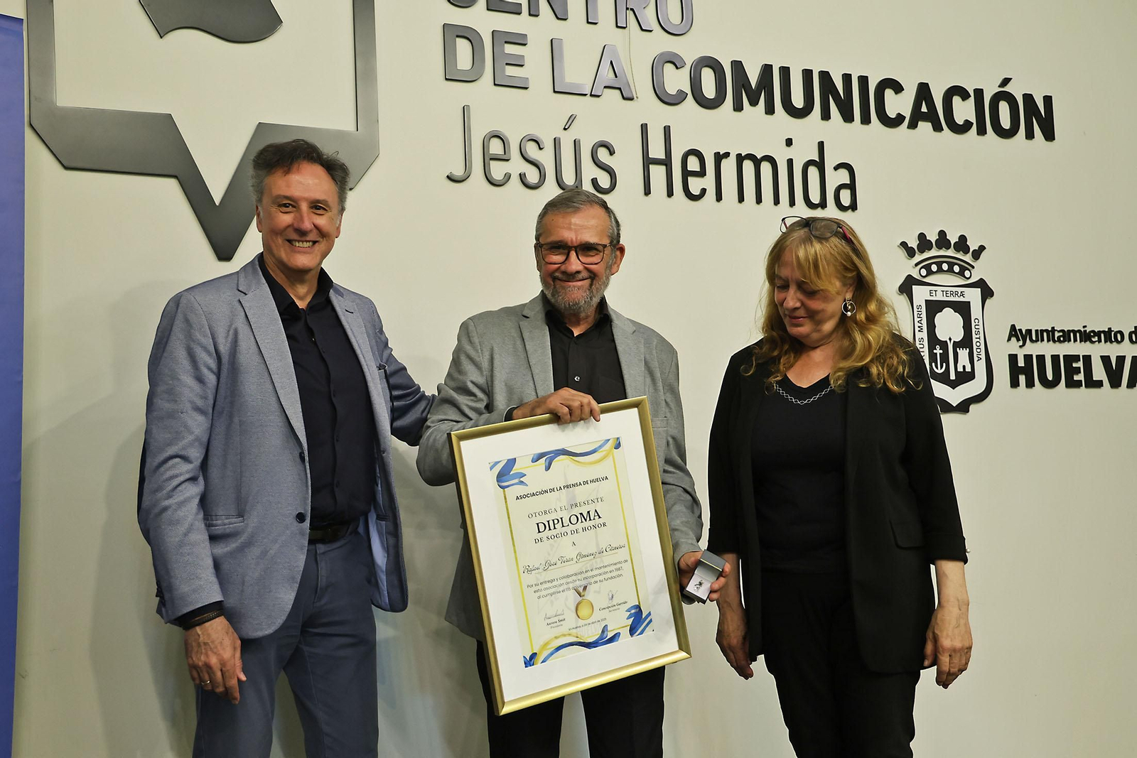 Imágenes del acto de celebración del 115 aniversario de la Asociación de la Prensa de Huelva