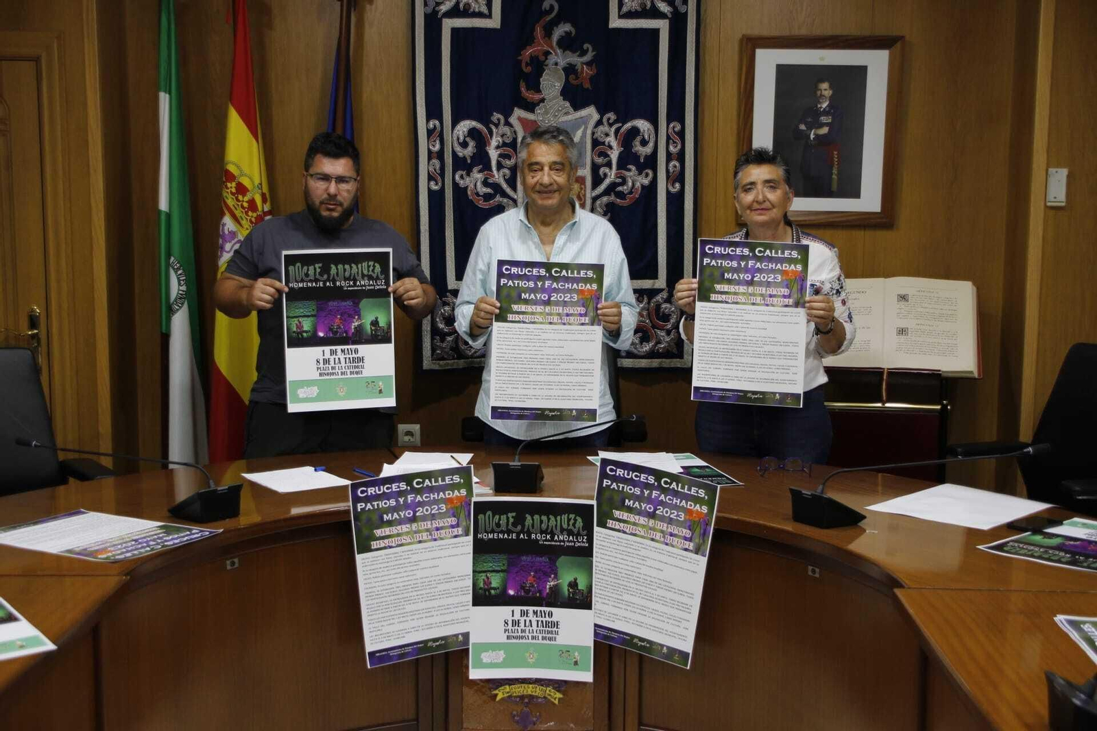 Presentación del programa de actividades de Hinojosa del Duque para el mes de mayo.