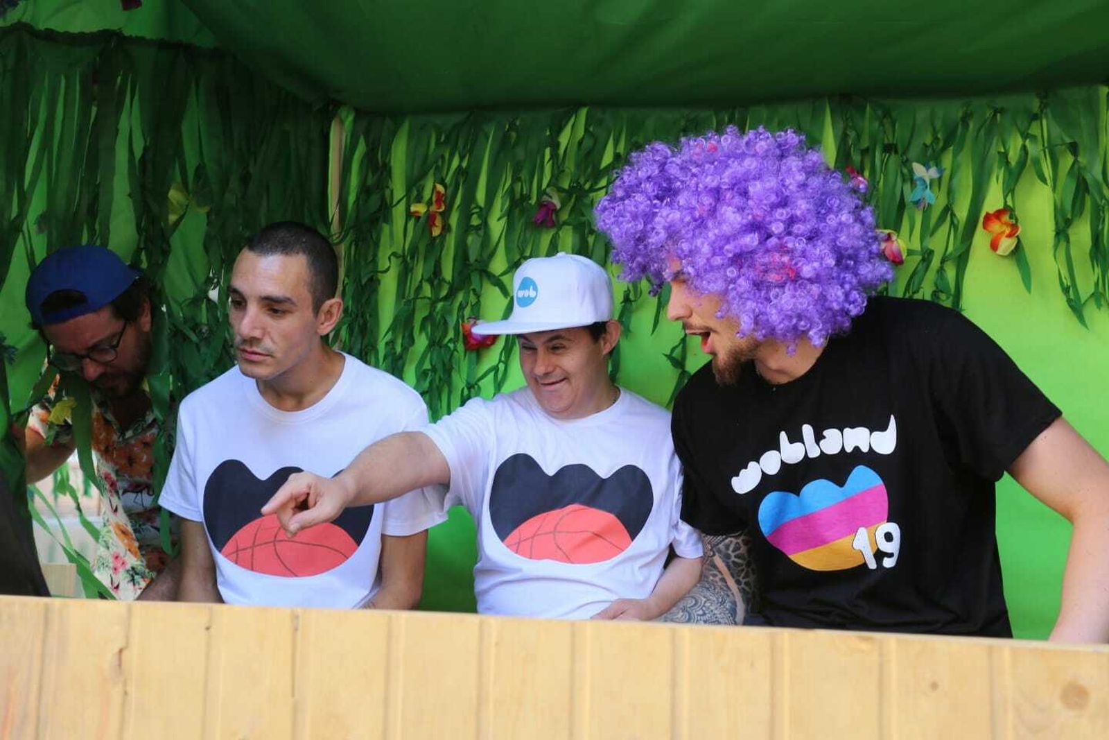 Las fotos de la visita de Juancho Hernangómez al Campus WOB CaixaBank