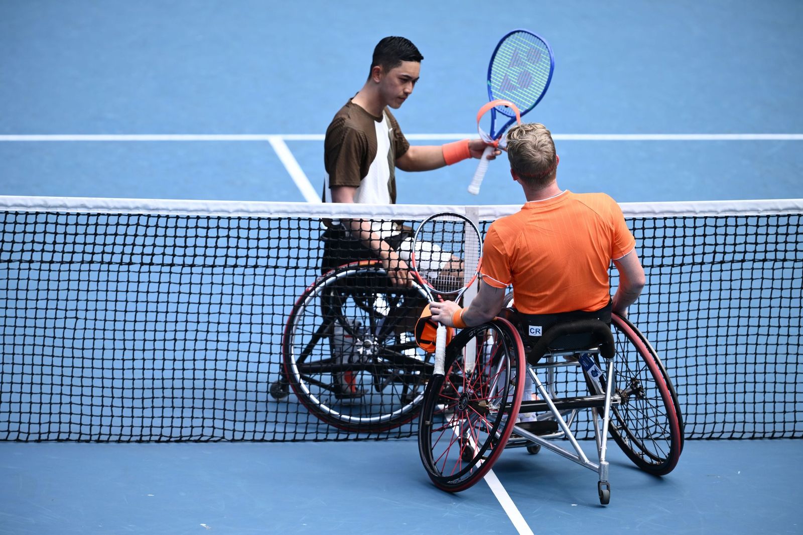 Las fotos de la retirada de Musetti ante Djokovic y del resto de cuartos de final