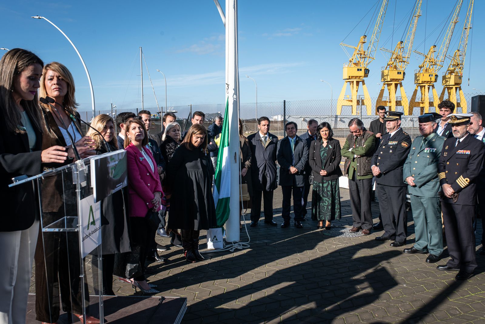 Imágenes del acto del día de la bandera de Andalucía