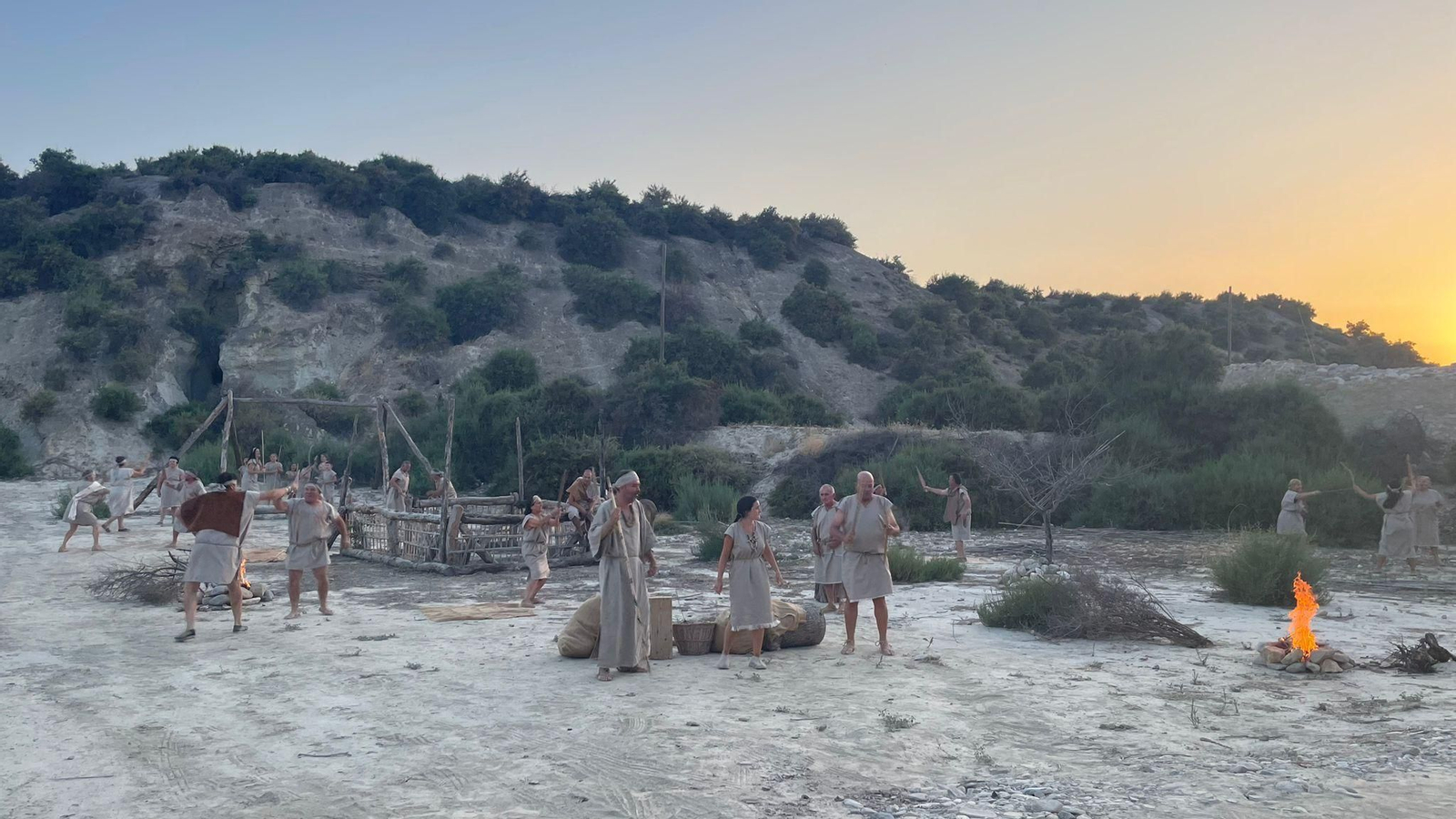Recreación histórica en Antas.