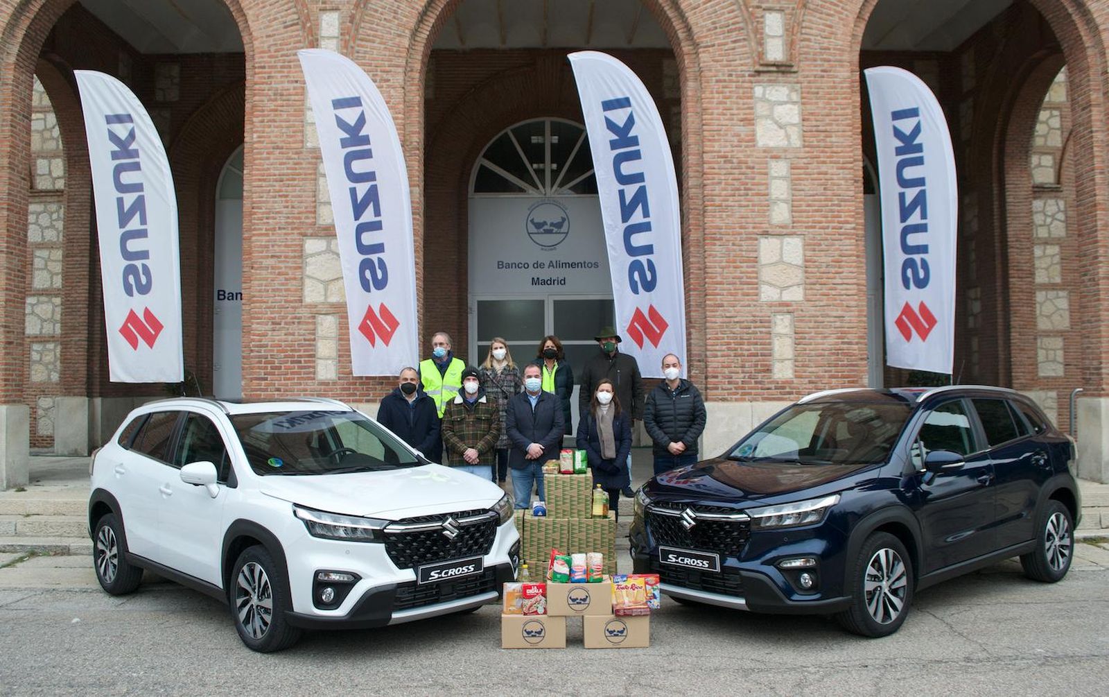 El Banco de Alimentos ha recibido las 3 toneladas de comida donadas por Suzuki