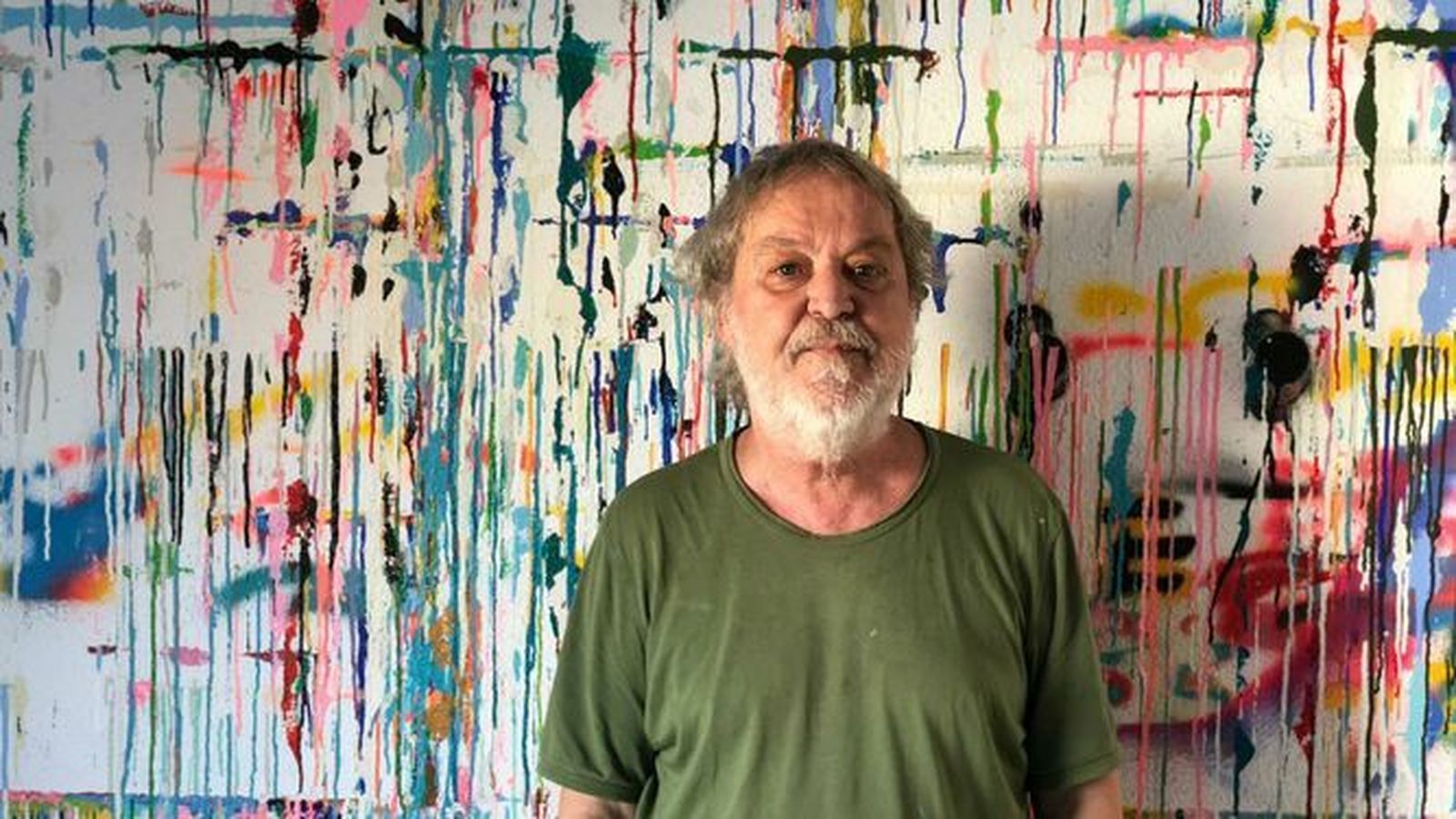 El pintor Manuel Cuervo, autor del cartel de la Semana Santa de Jerez 2020.