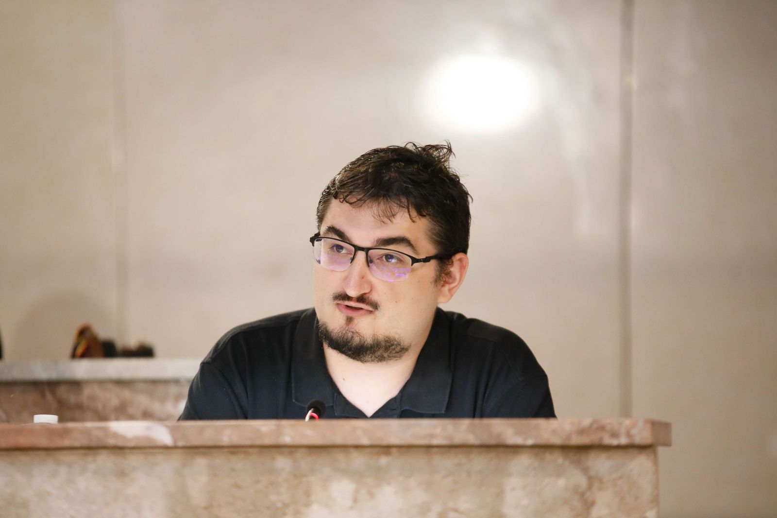 Alejandro Lorenzo, portavoz municipal de Podemos.