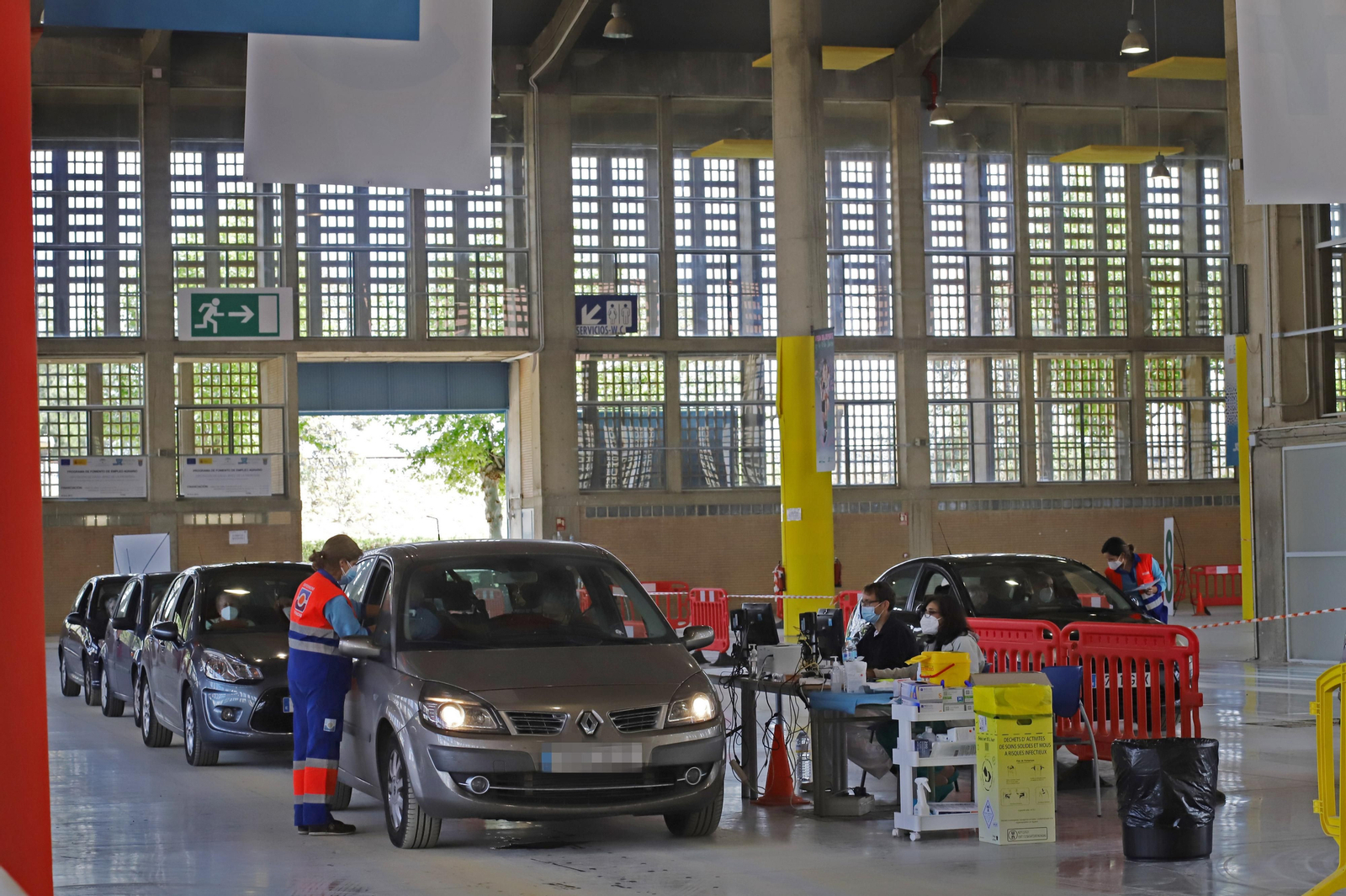 Vacunación en Ifeca, el pasado viernes.