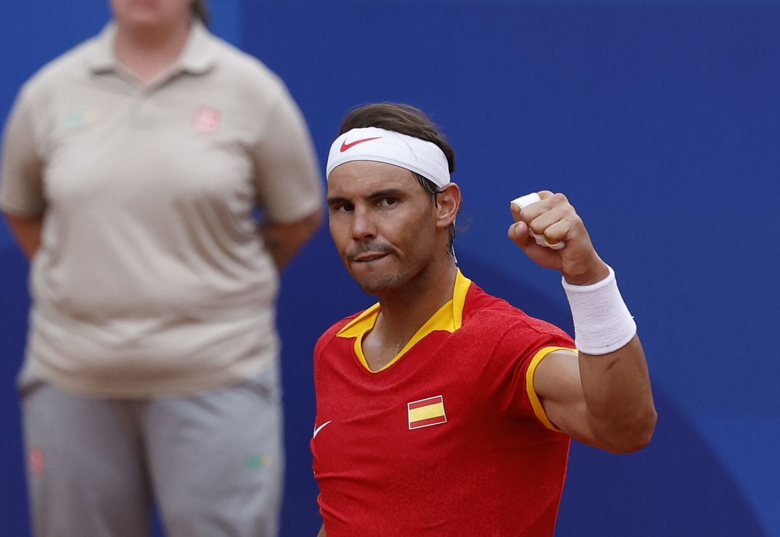 Las mejores fotos del segundo partido de Nadal y Alcaraz en los Juegos Olímpicos de París