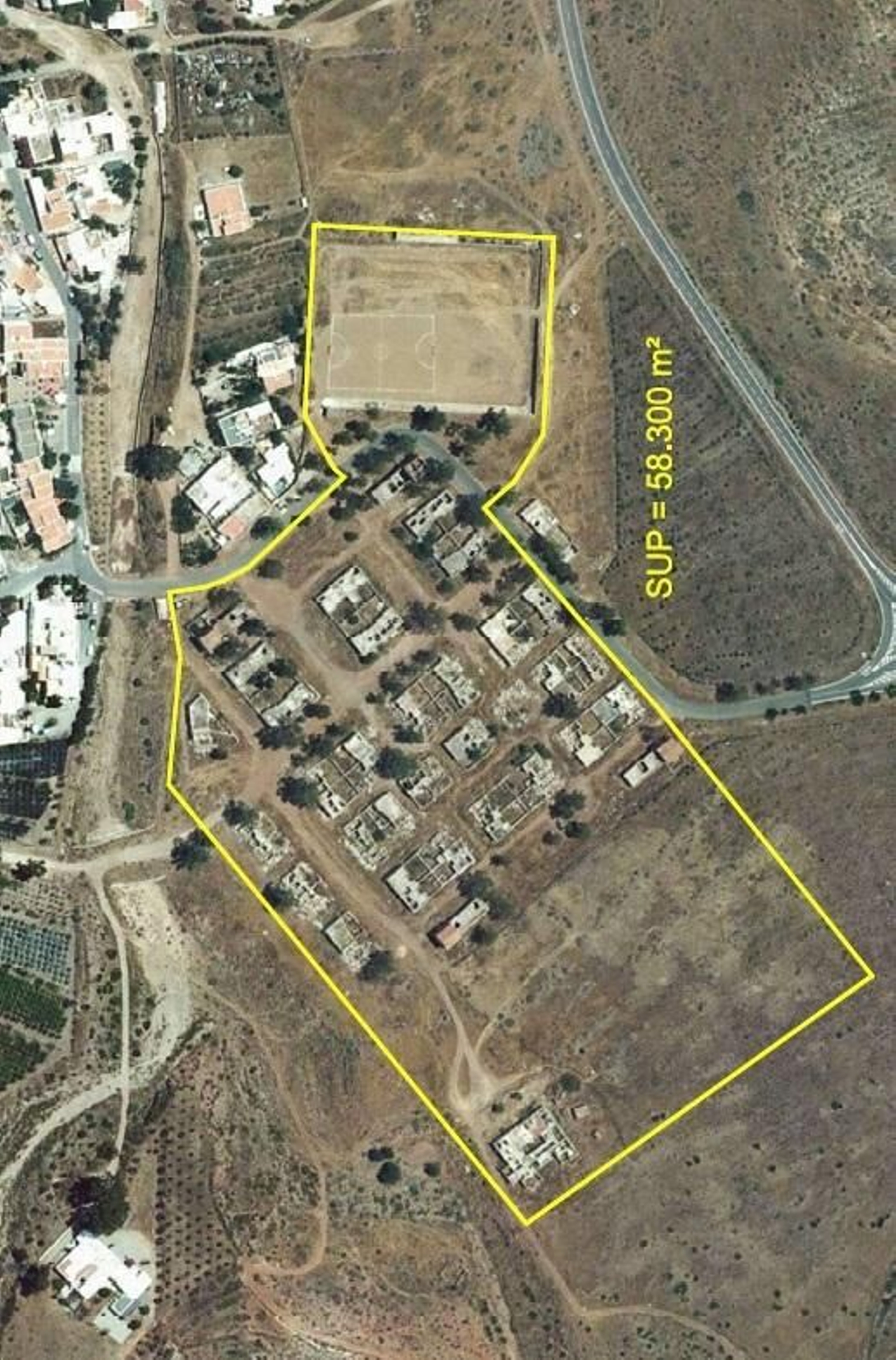 Plano del complejo senior diseñado por el Ayuntamiento de Níjar