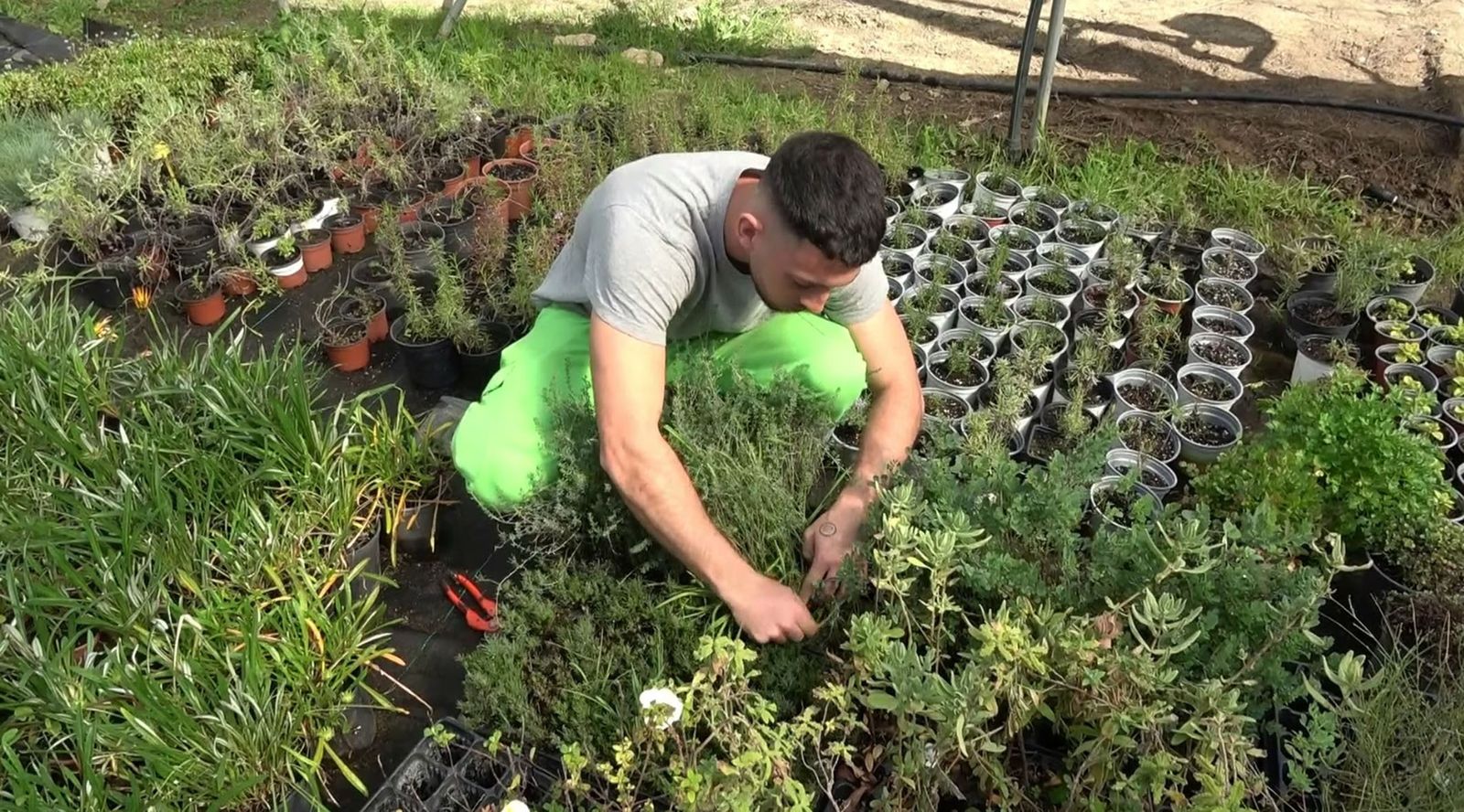 Uno de las participantes en uno de los programas de empleo y formación