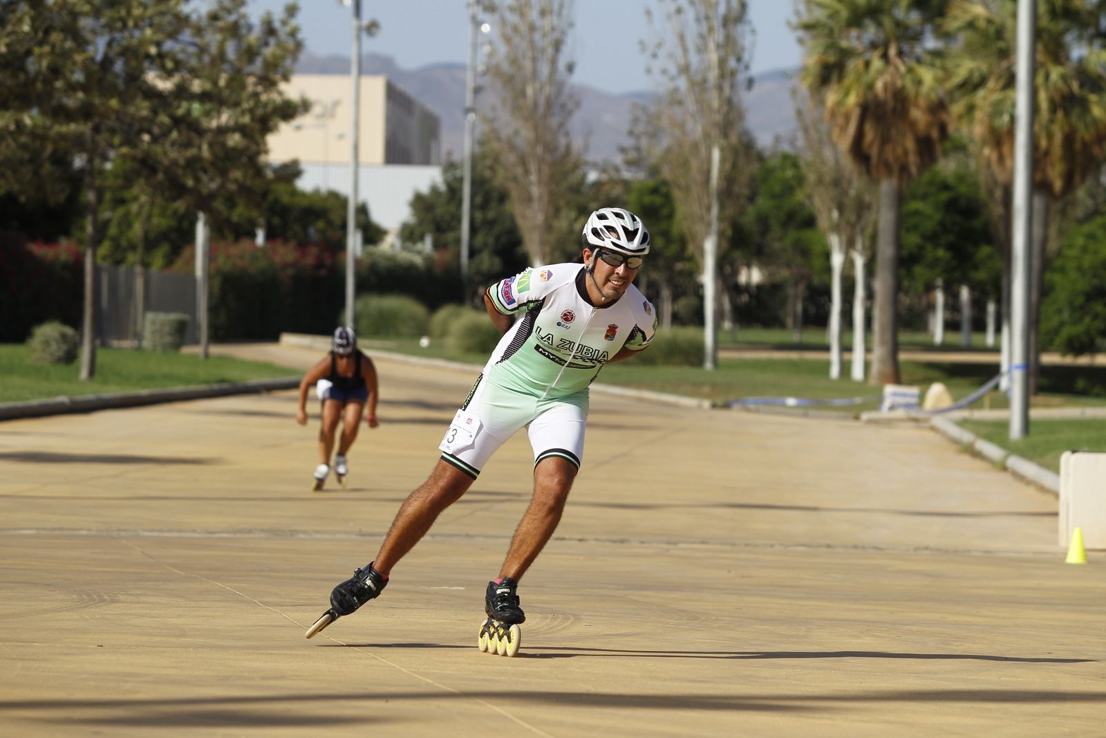 El Trofeo de Velocidad Roller 360 se estrenó en el programa deportivo de la Feria de Almería.