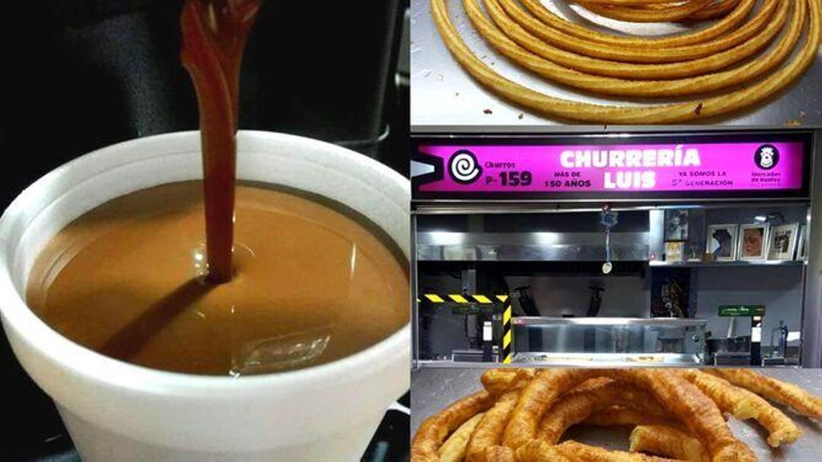Churros con chocolate en Huelva